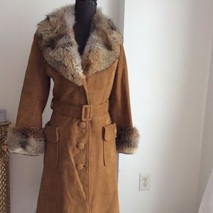 Dan di modes fur trim jacket